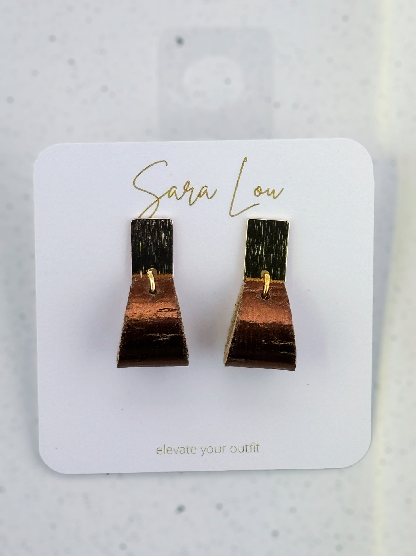 Leather Earring